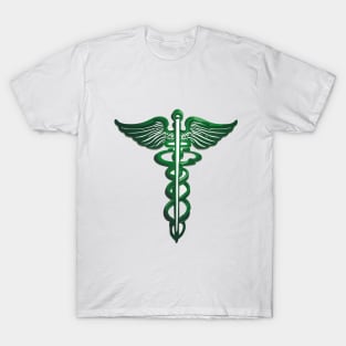 Caduceus Green Shadow Silhouette Anime Style Collection No. 200 T-Shirt